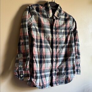 GAP kids plaid Button-down Shirt